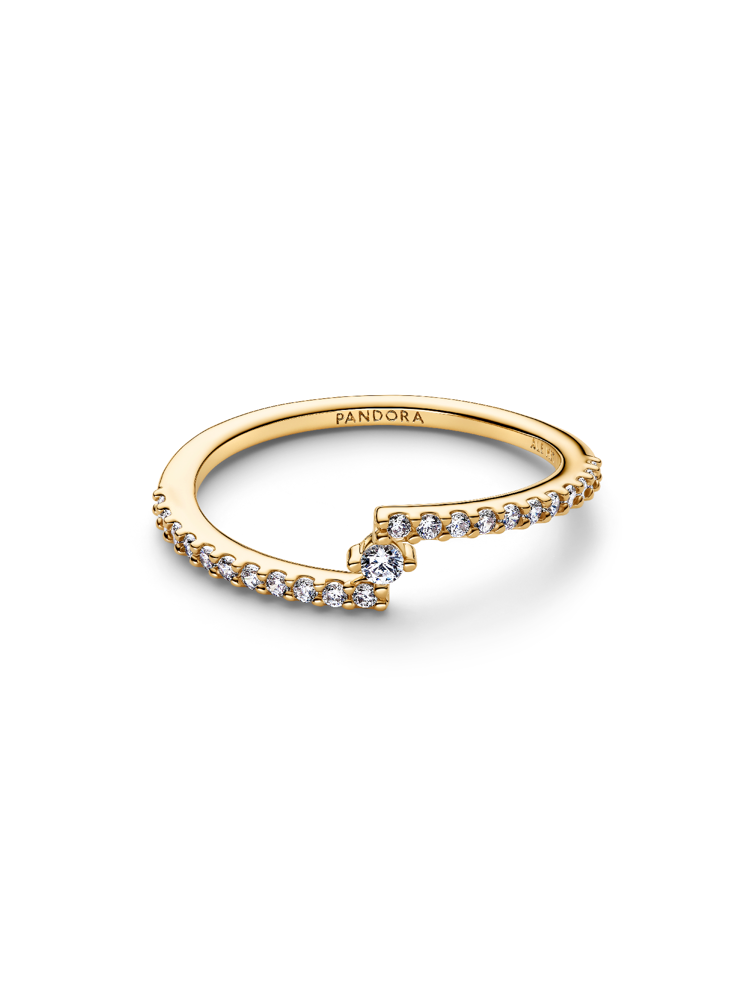Sparkling Split Pavé Ring