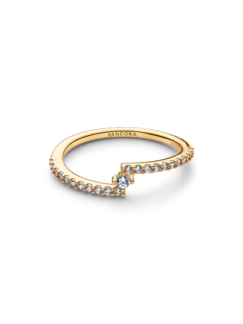 Sparkling Split Pavé Ring
