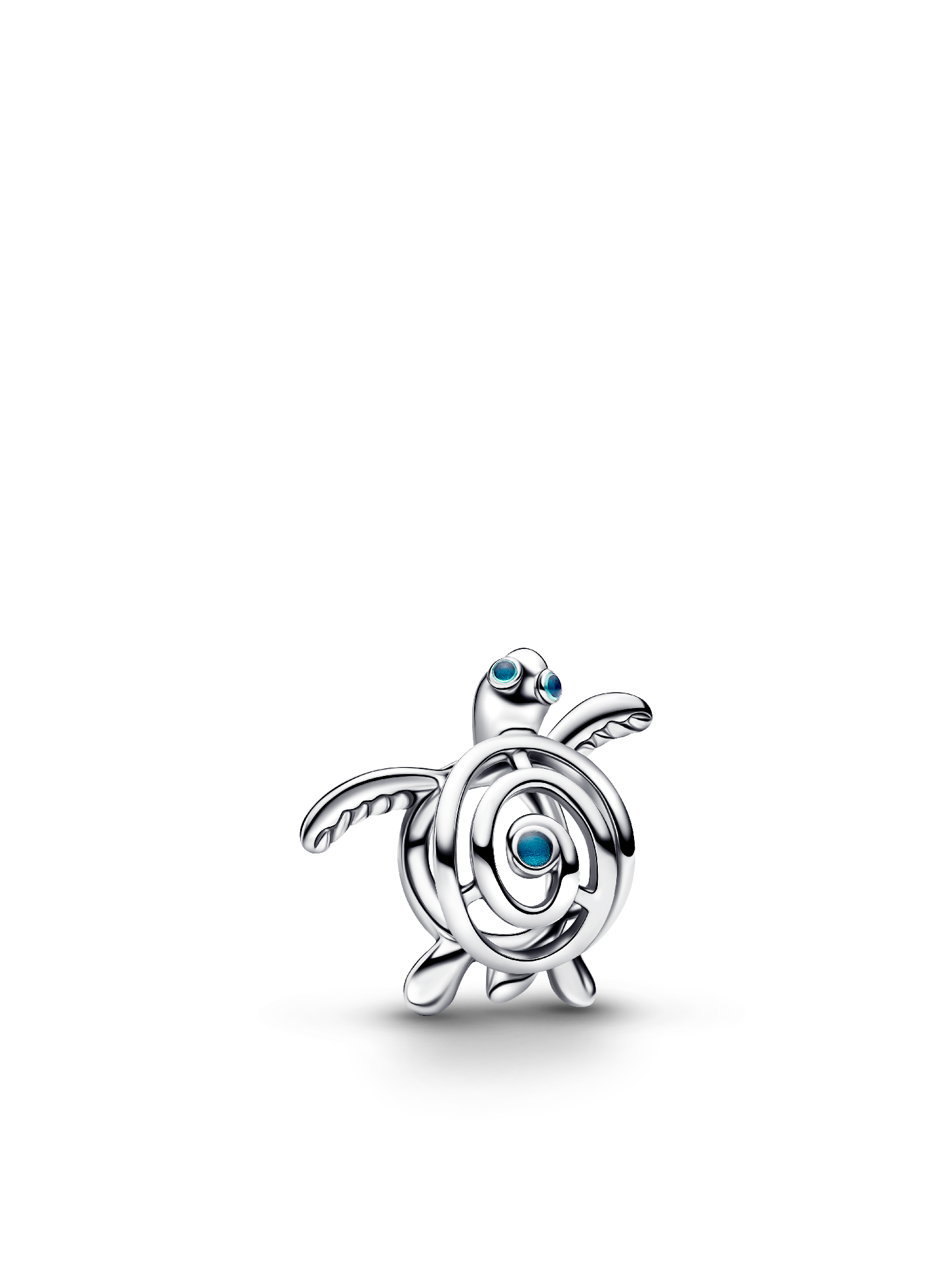 Duo de charms ajourées Coquillage et tortue de mer