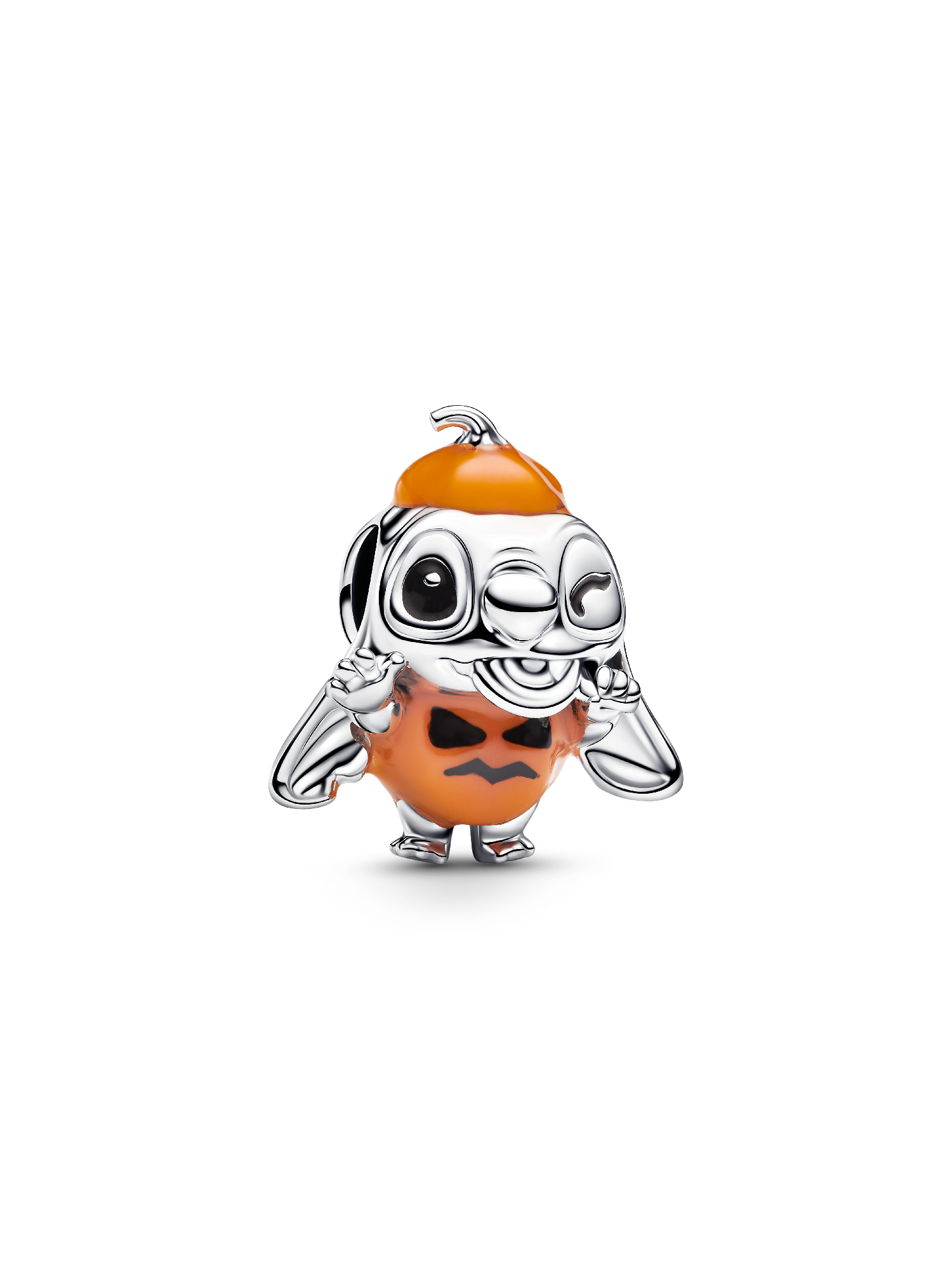 Disney Stitch Halloween Pumpkin Charm