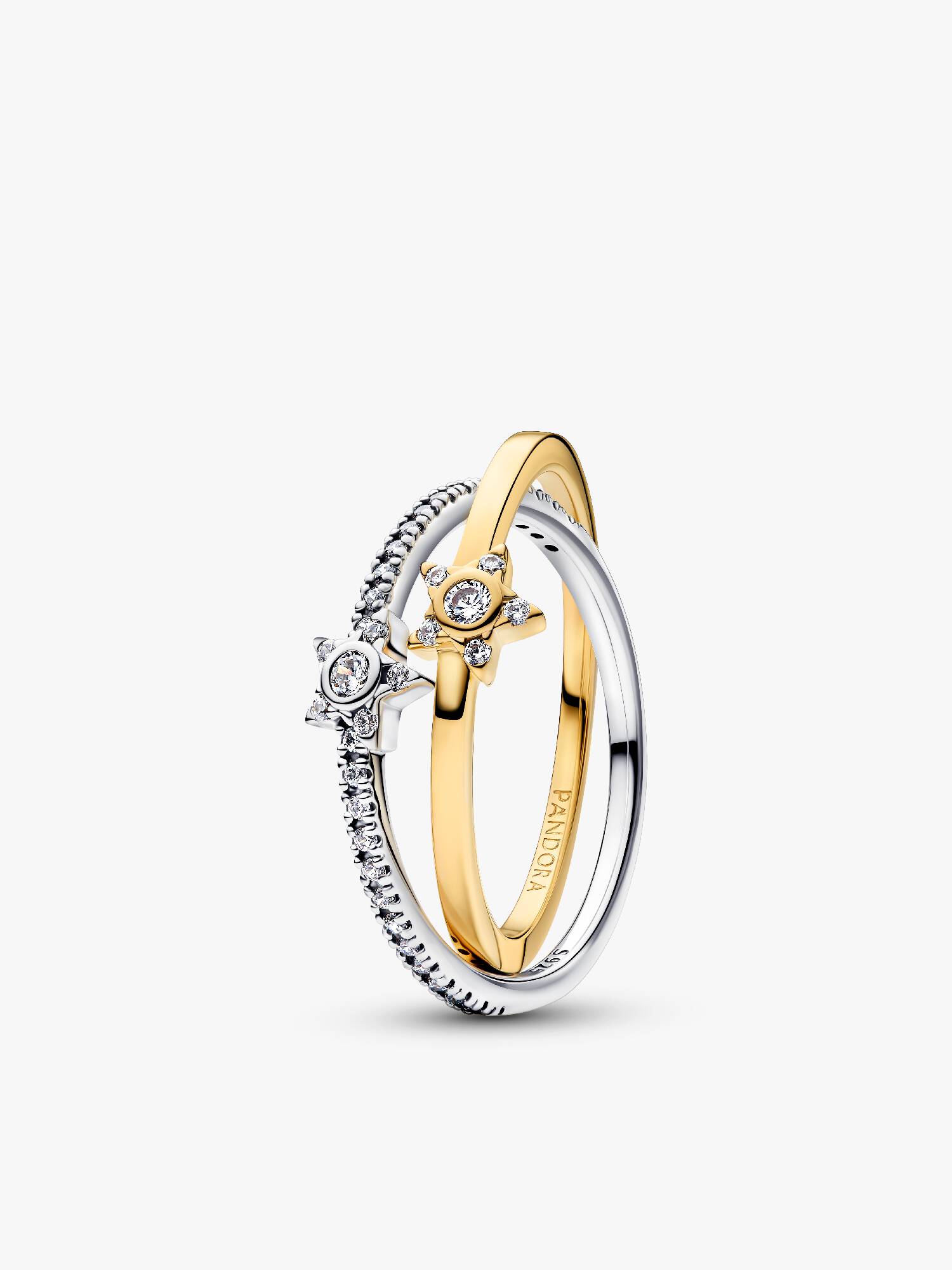 Sparkling Stella Crossover Ring