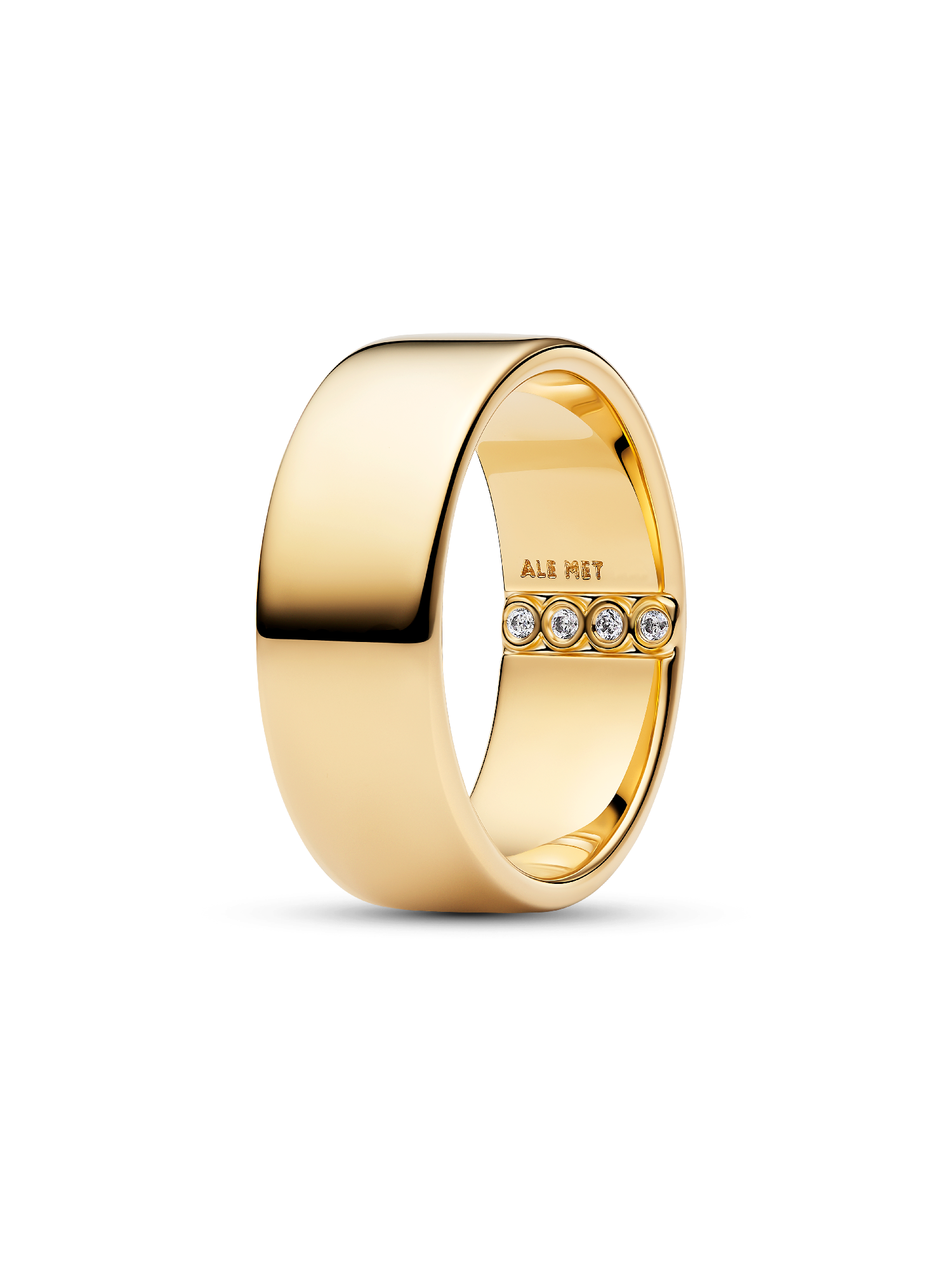 Engravable Wide Band Ring