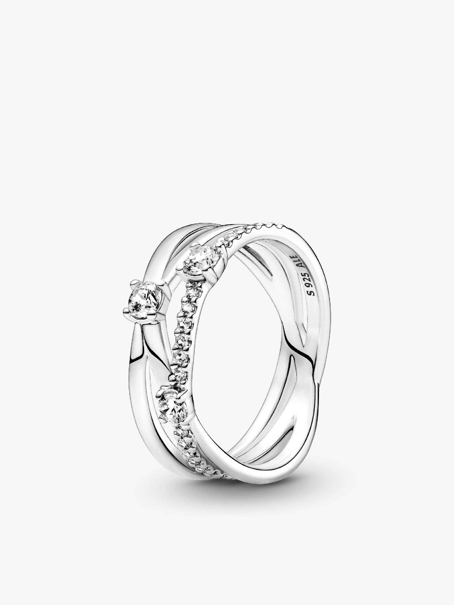 FINAL SALE - Sparkling Triple Band Ring