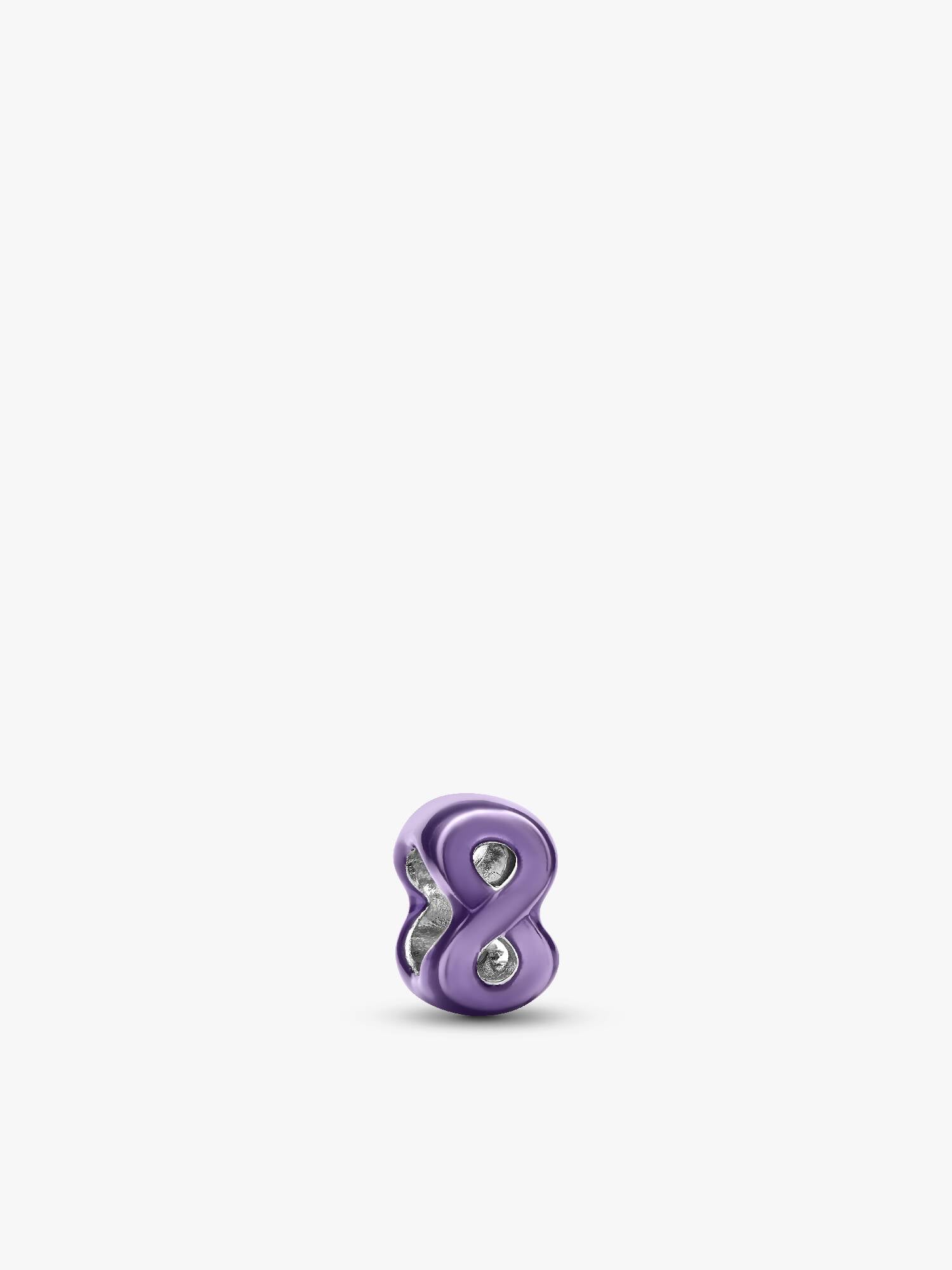 Mini charm Infini mauve