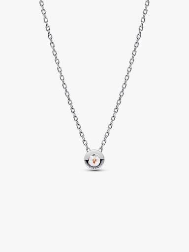 Pandora Era Lab-Grown Diamond Bezel Pendant Necklace