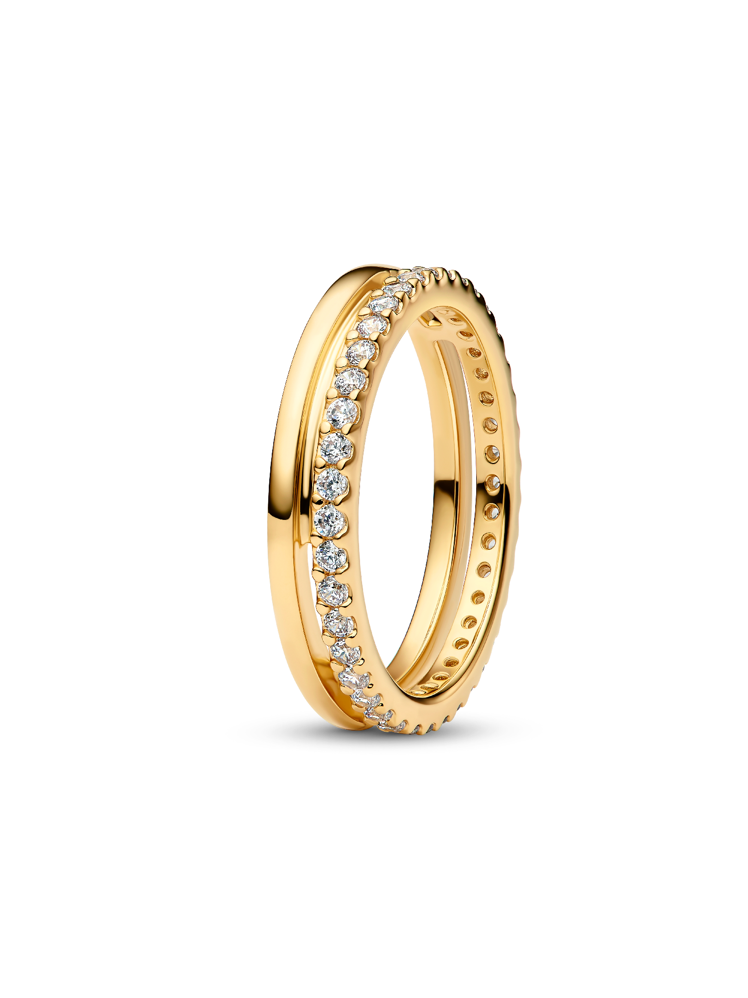 Bague à double anneau