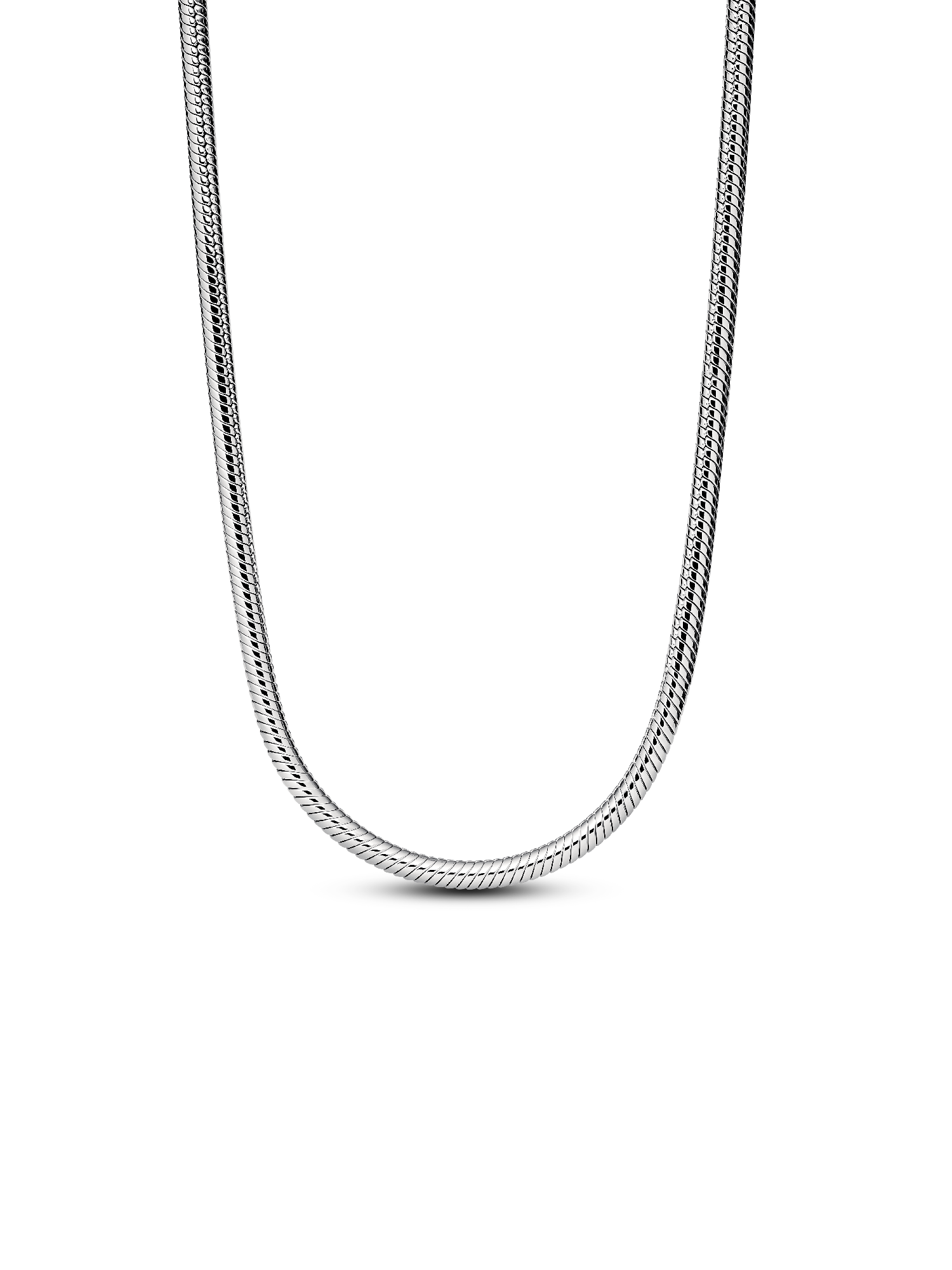 Pandora Moments Snake Chain Necklace, Platinum Plated