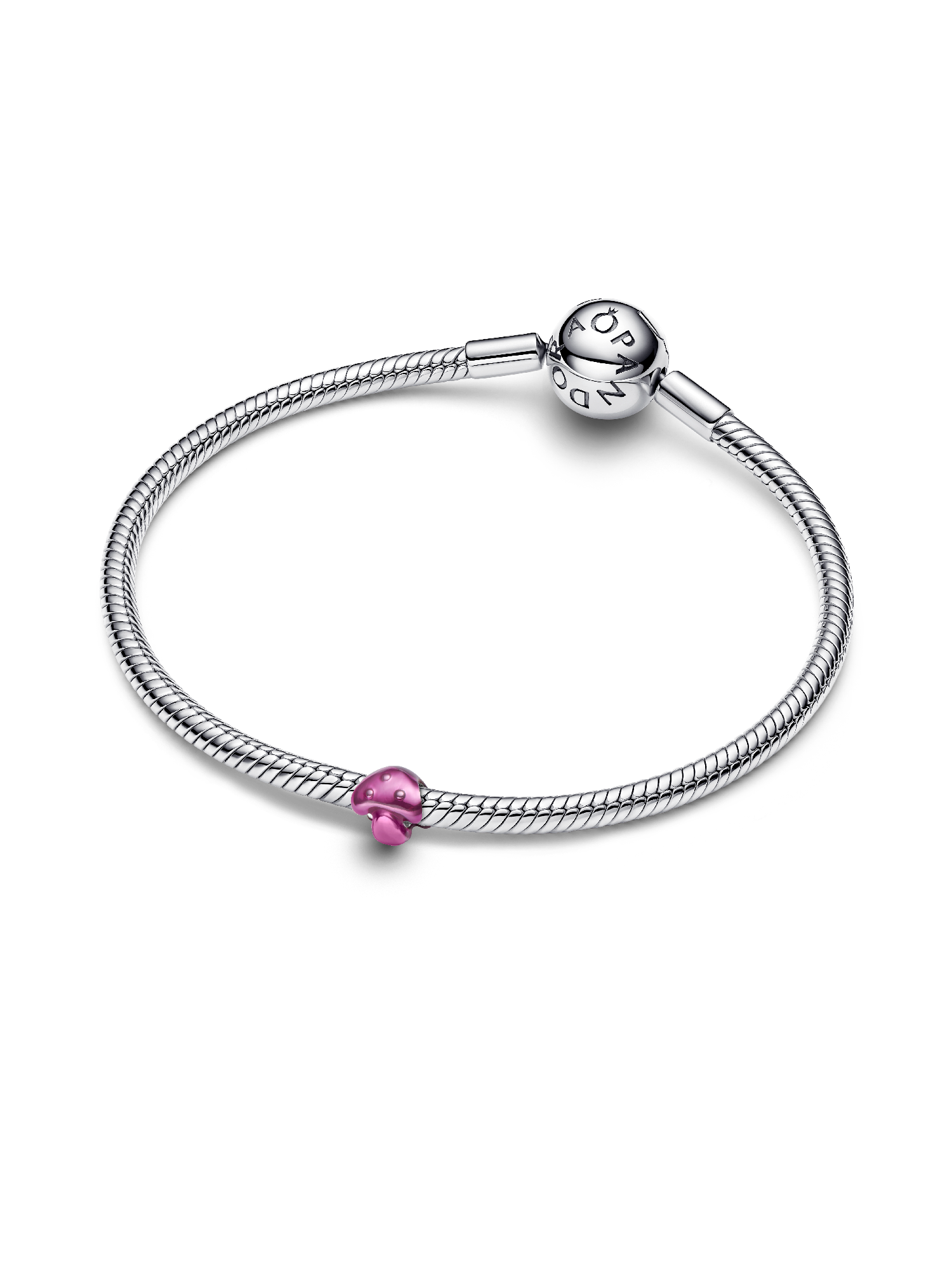Pink Mushroom Mini Charm