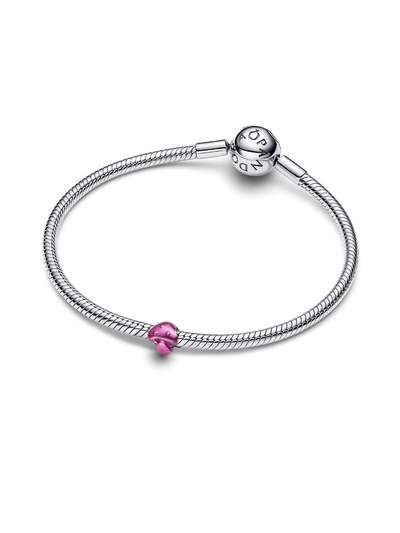 Pink Mushroom Mini Charm
