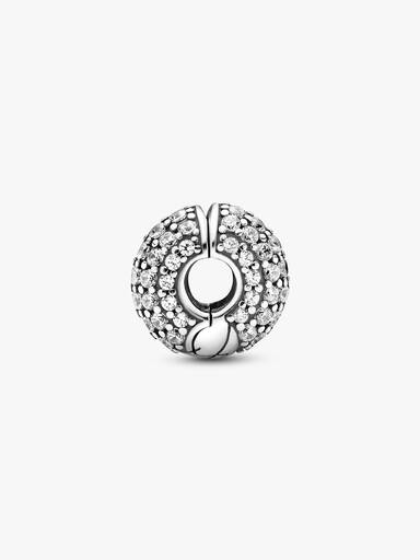 FINAL SALE - Pavé Snake Chain Pattern Clip Charm