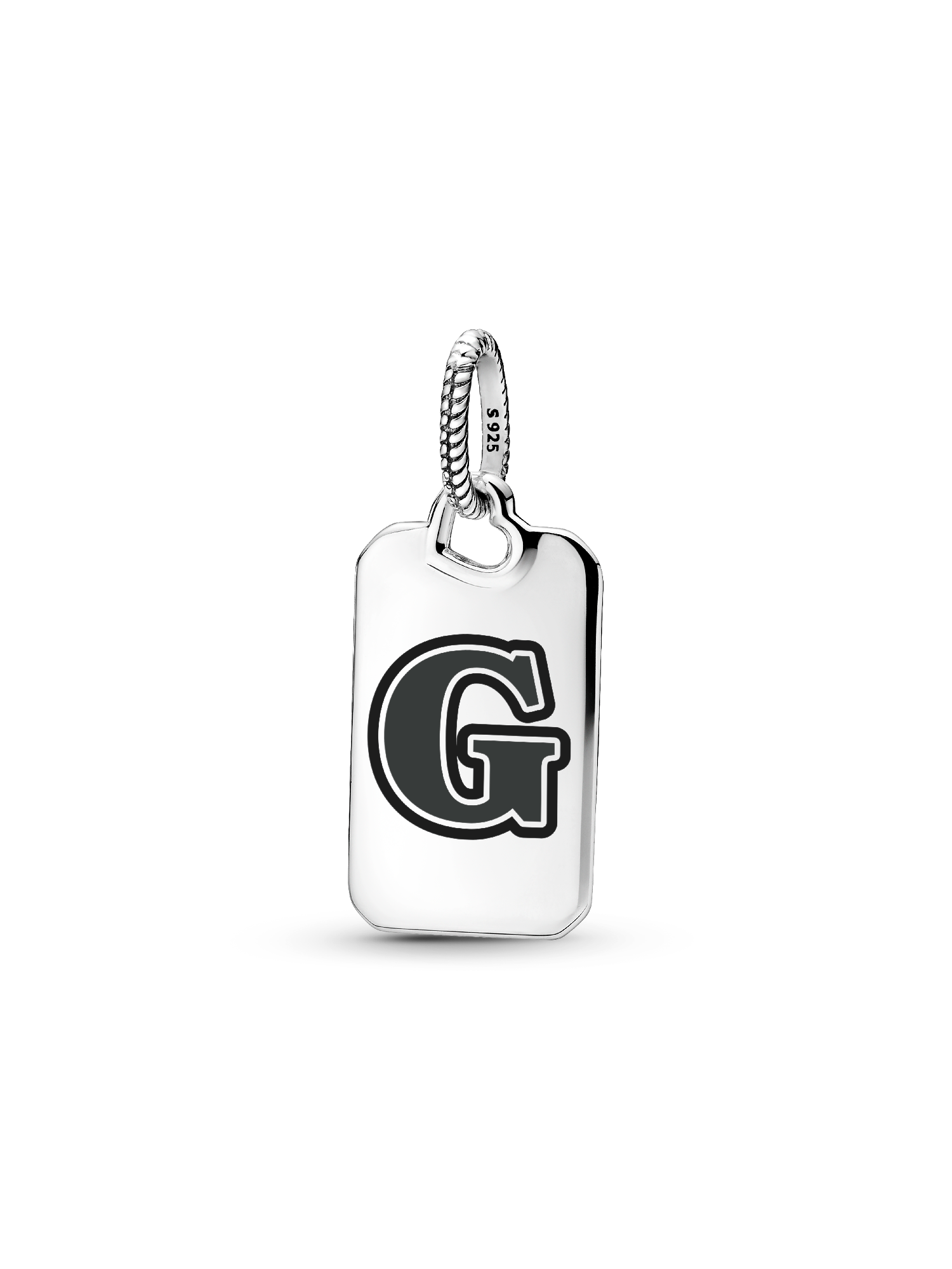 Letter G Rectangle Pendant