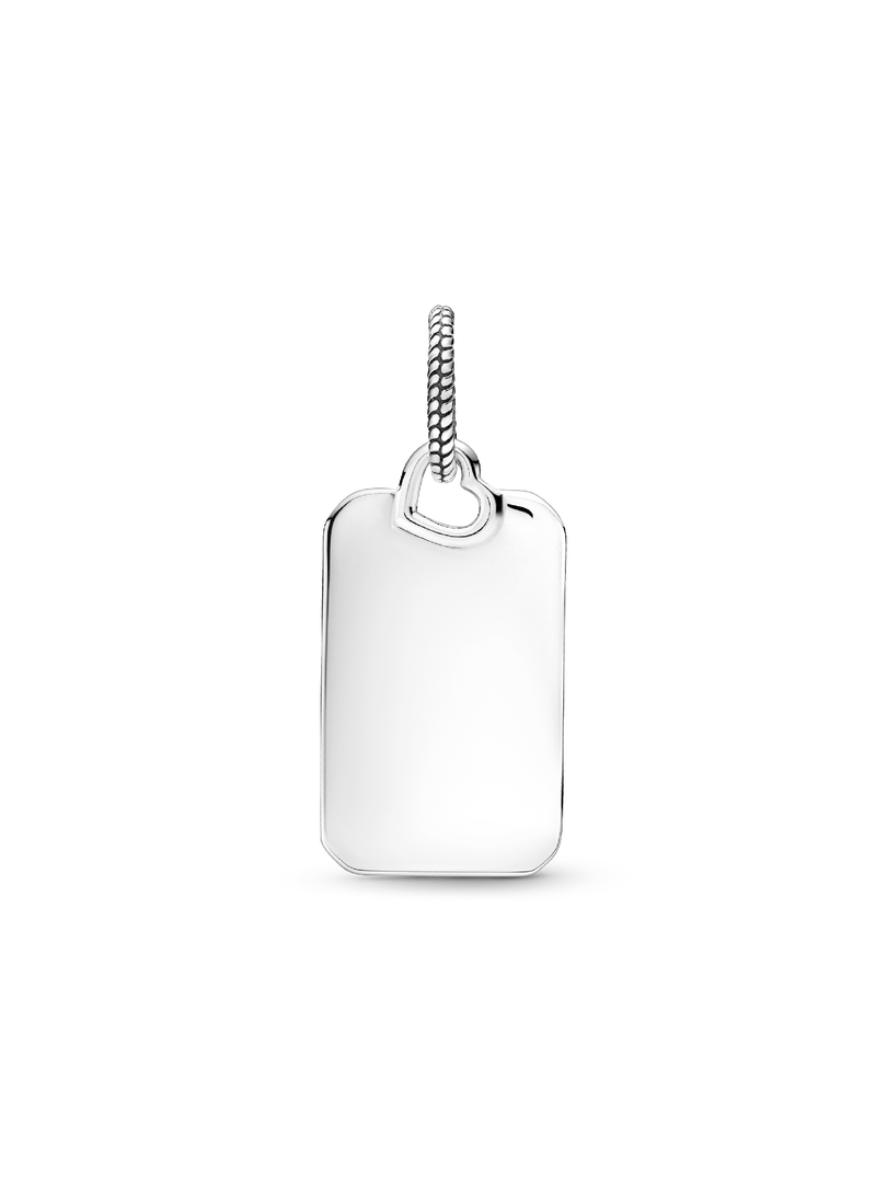 Pendentif Étiquette rectangulaire à graver
