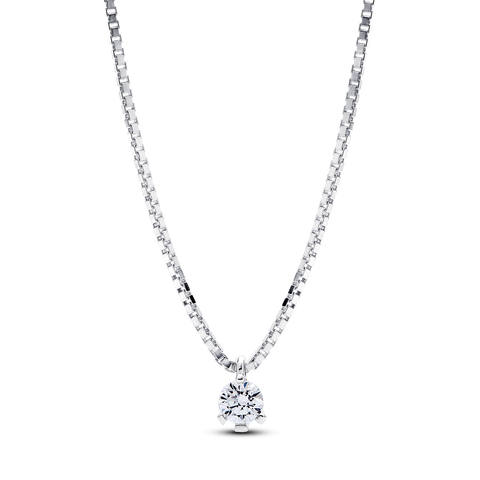 Pandora Nova diamant cultivé en laboratoire collier à pendentif avec 0,25 carat tw en argent silver