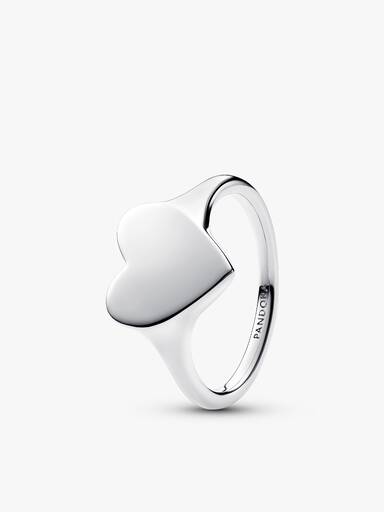 Engravable Love Notes Heart Ring Set