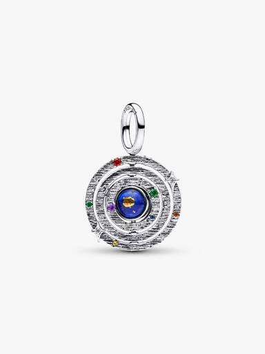 Charm-pendentif pivotant Sphère armillaire