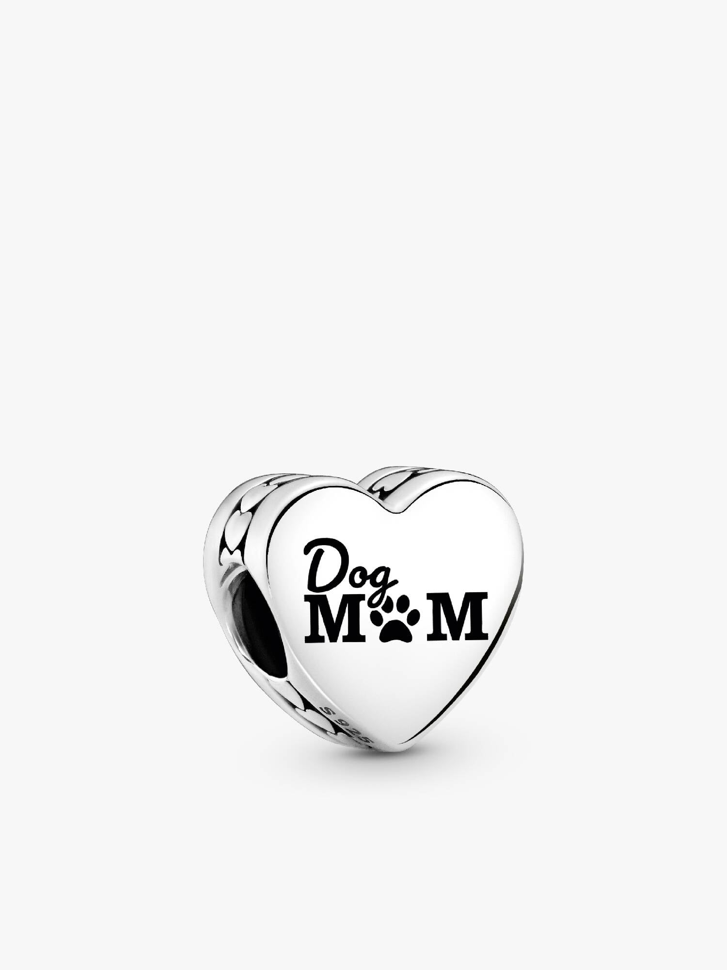  Dog Mom Heart Charm