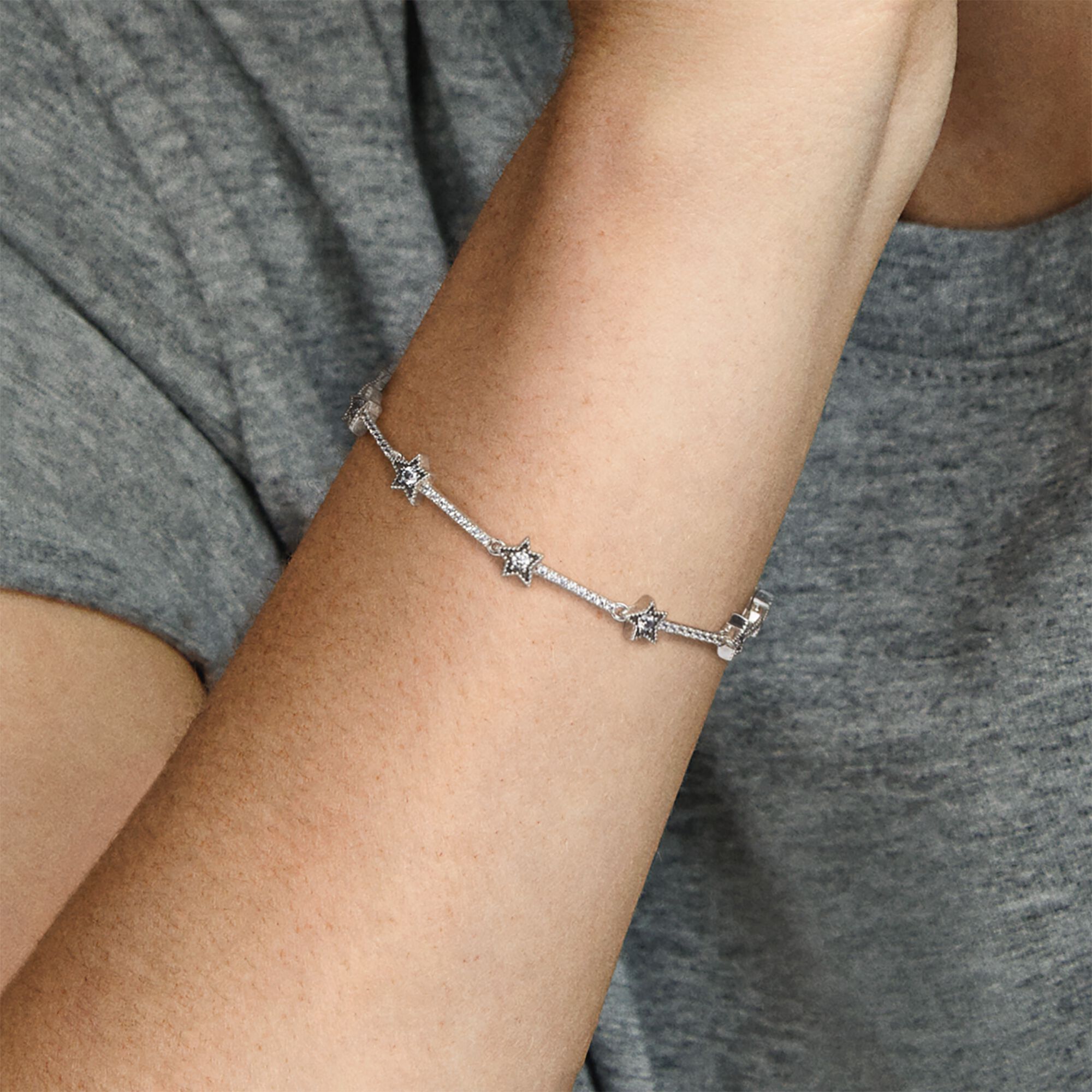 Celestial Stars Bracelet | Sterling silver | Pandora Canada