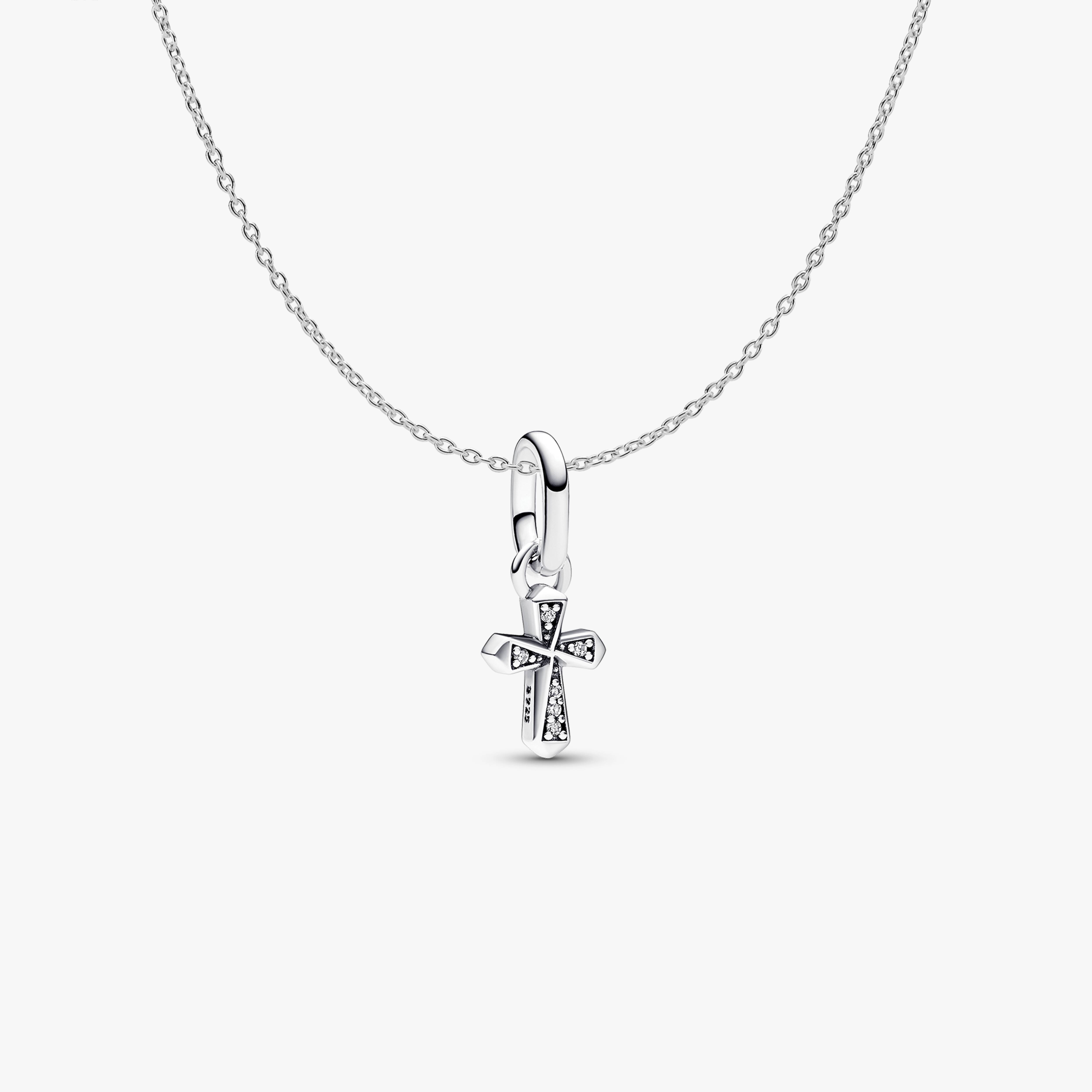 Mini Cross Pendant Necklace