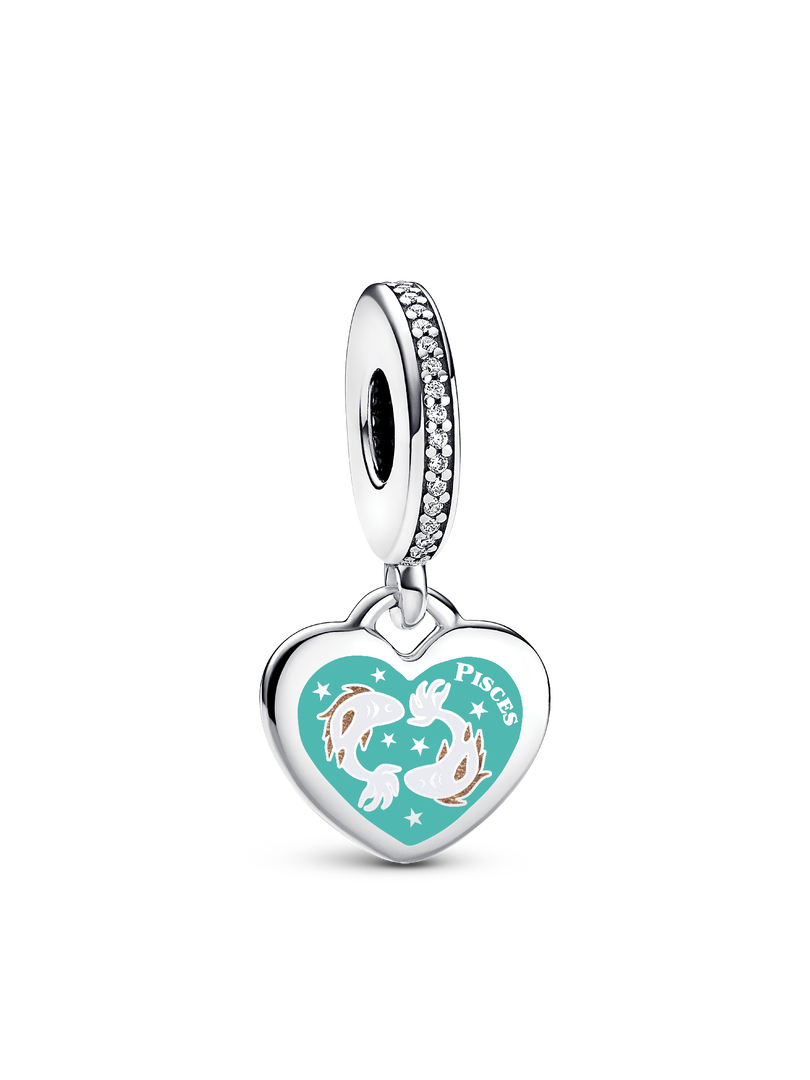 Pisces Dangle Charm Bracelet Set