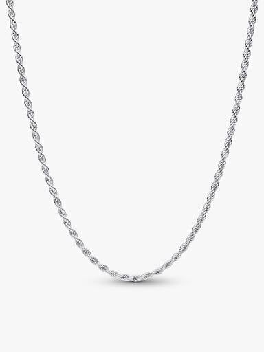Collier avec charm-pendentif Cœur bleu à graver