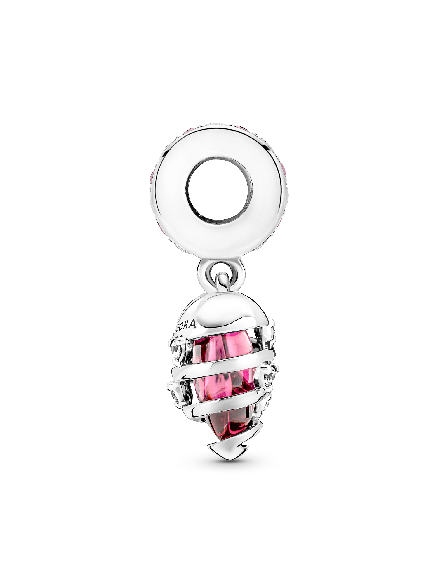 FINAL SALE -Reveal Your Love Heart Spiral Dangle Charm