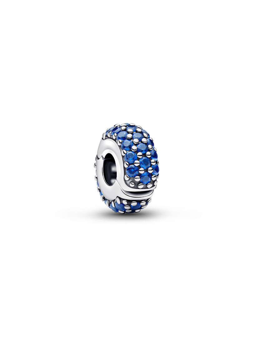 Royal Blue Stone Clip Charm