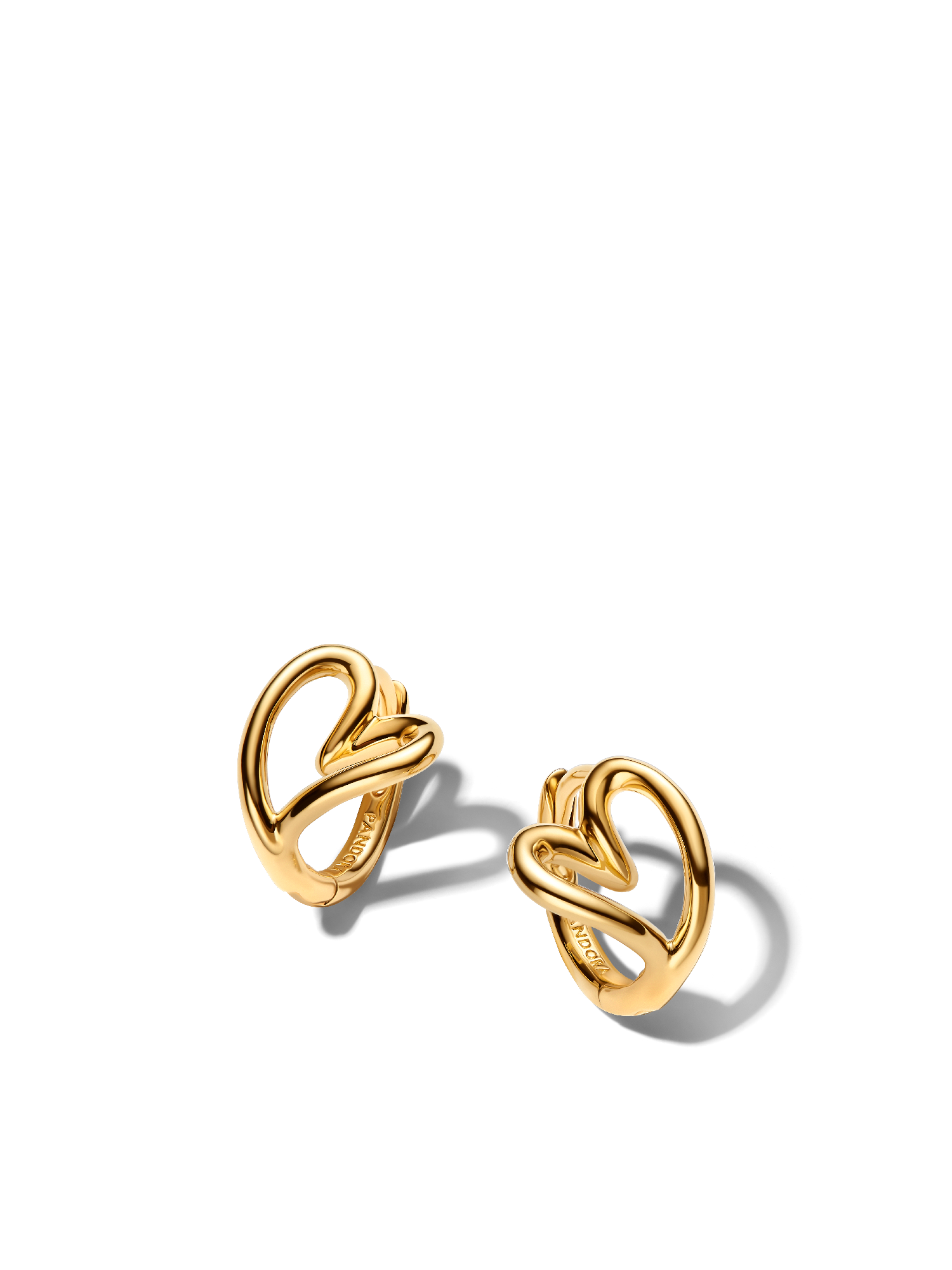 Organically Shaped Hearts Earring Stack