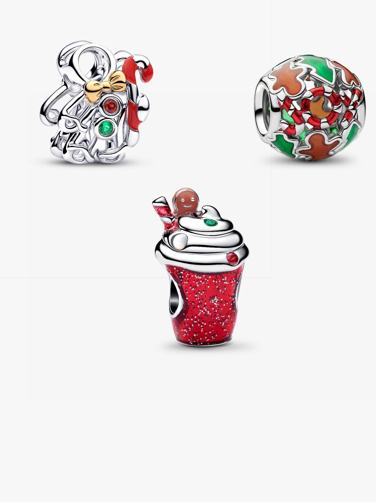 Trio de charms Gingerbread Friends