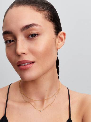 Pandora Era Linked Hearts Chain Necklace