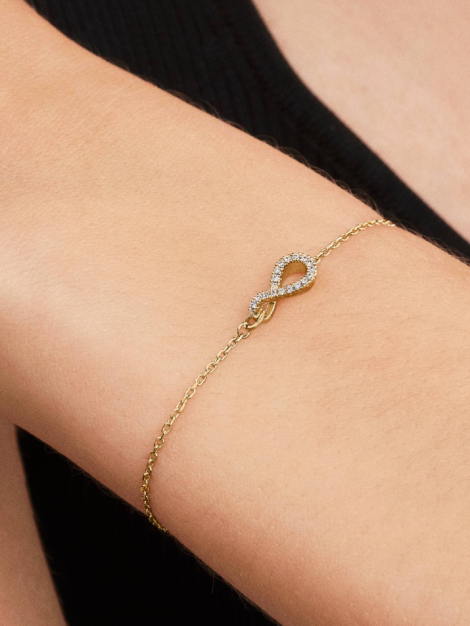 Bracelet pavé de diamants cultivés en laboratoire Pandora Infinite