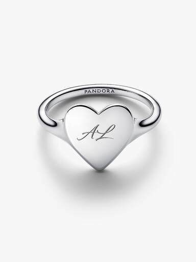 Engravable Heart Ring