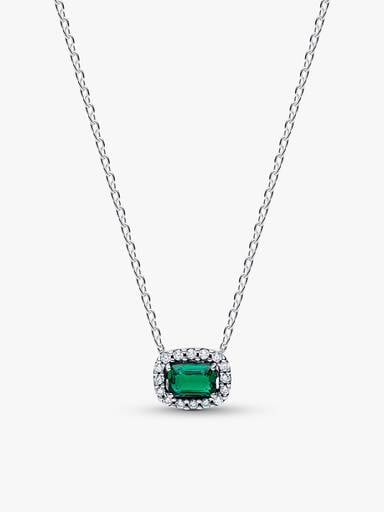 Sparkling Green Halo Matching Jewellery Set