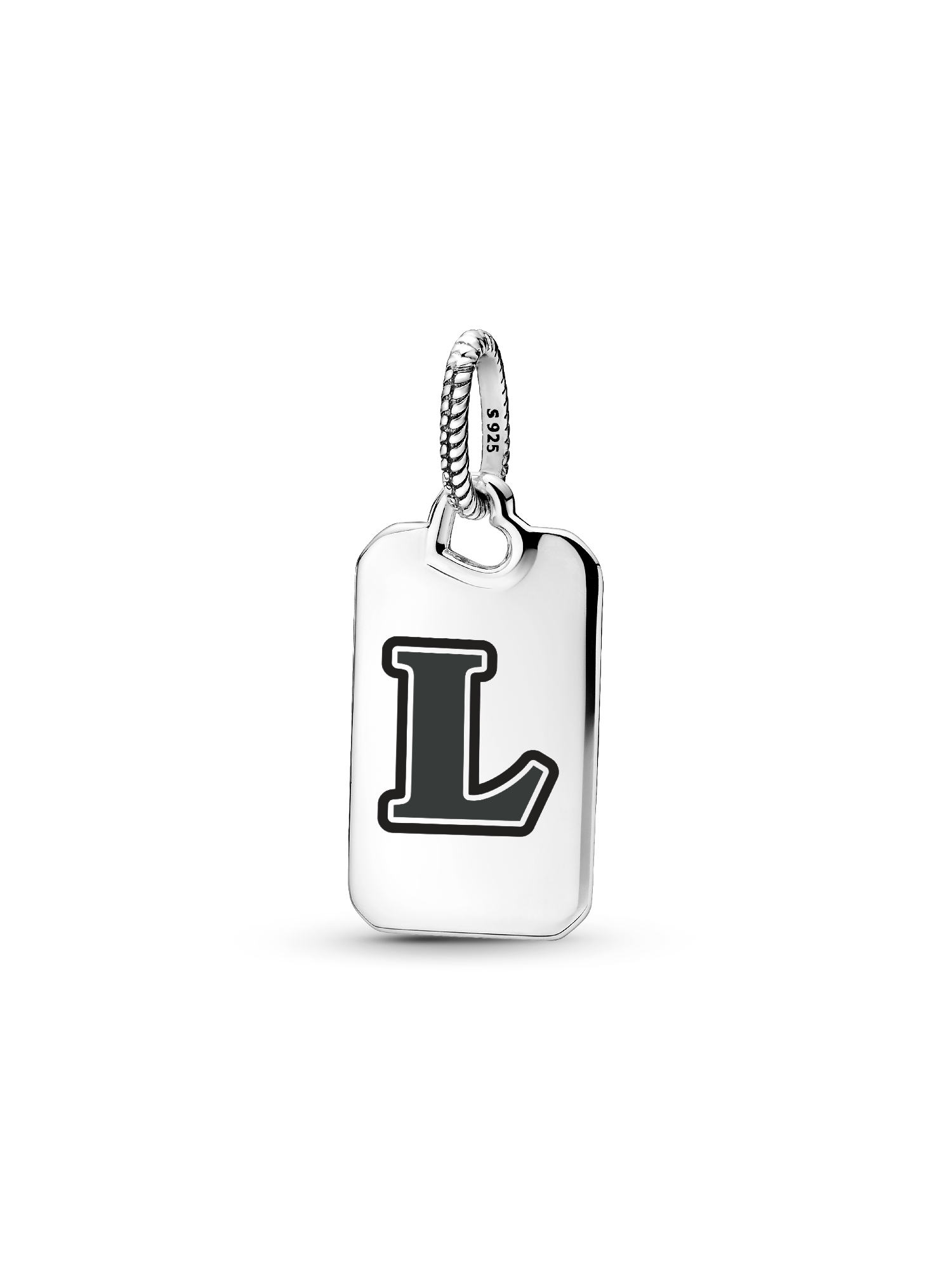 Letter L Rectangle Pendant