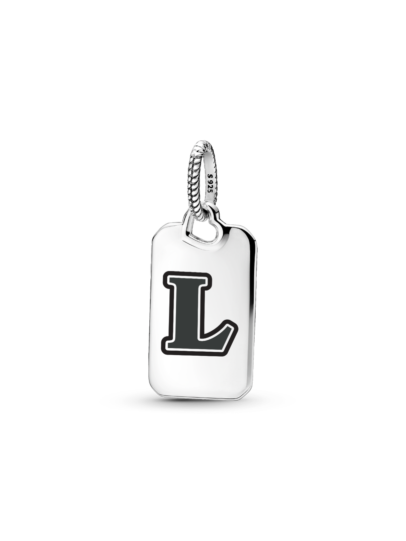 Letter L Rectangle Pendant