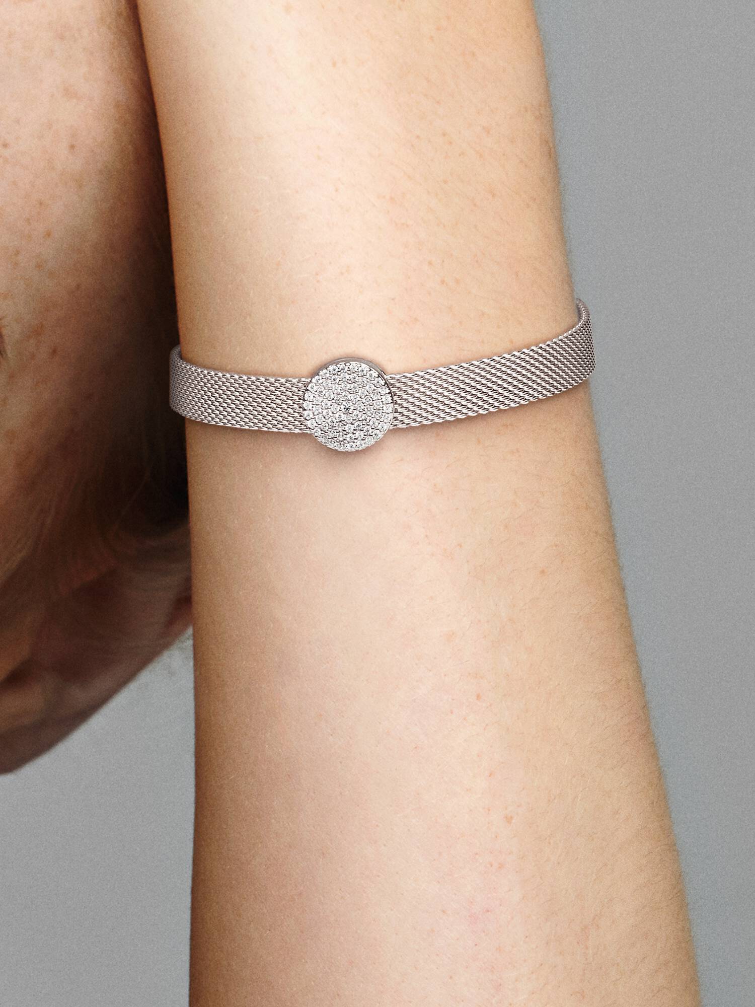 Round Pavé Clip Charm