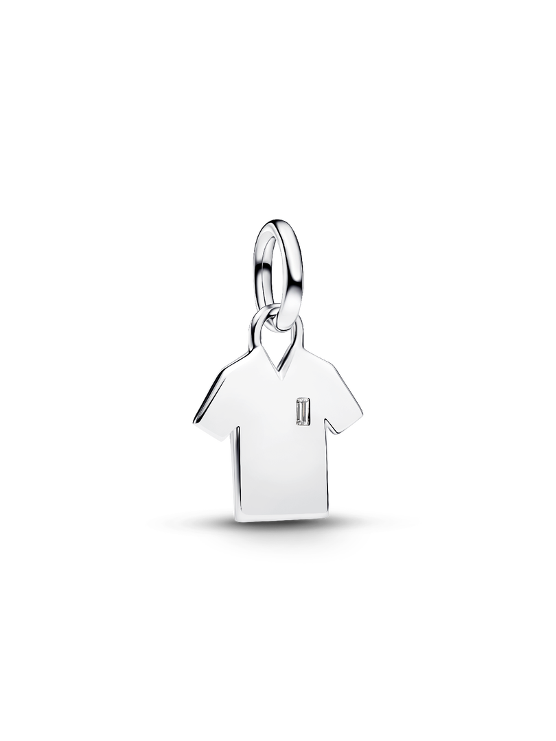 Engravable Soccer Shirt Dangle Charm