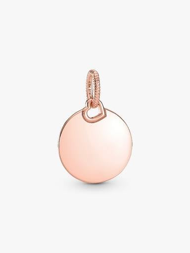 Pendentif Étiquette ronde à graver