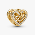 Sparkling Entwined Hearts Charm Sparkling Entwined Hearts Charm