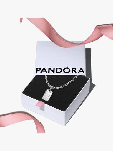 Engravable Silver Pendant & Necklace Gift Set