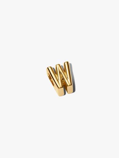 Letter W Alphabet Charm