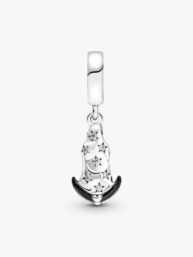 Charm-pendentif avec motif Vierge de Guadalupe