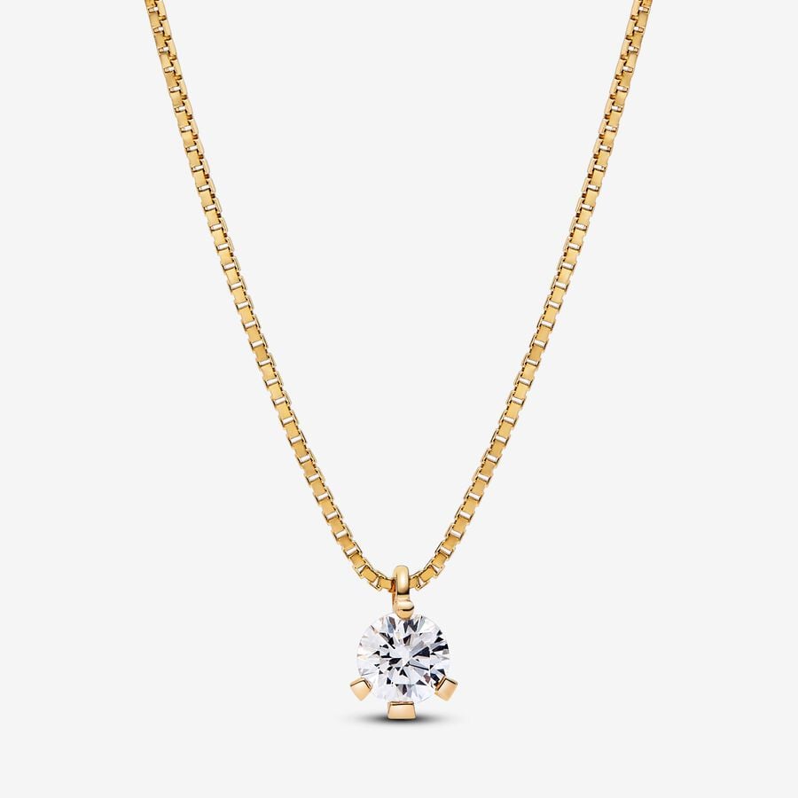 Pandora Nova Lab-grown Diamond Pendant Necklace 0.50 carat tw 14k Gold image number 0