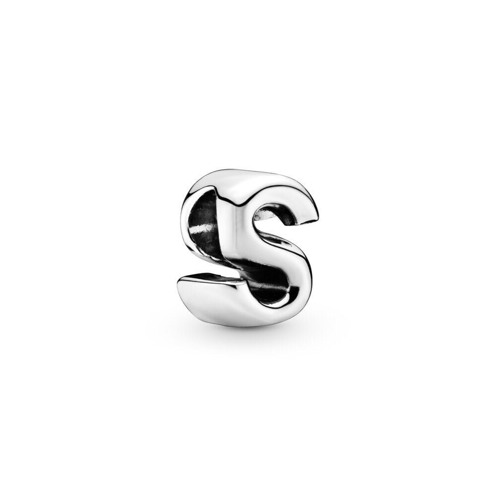 Letter S Alphabet Charm | Sterling silver | Pandora Canada