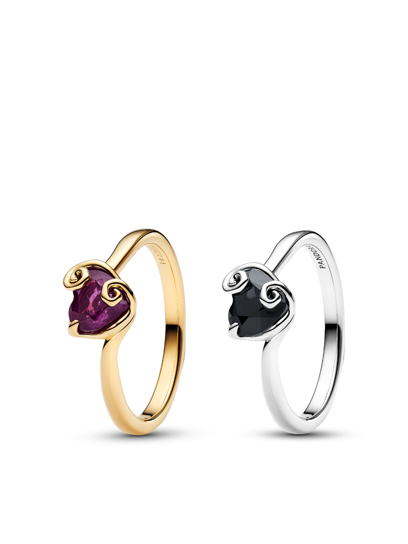 Disney The Nightmare Before Christmas Jack & Sally Ring Set