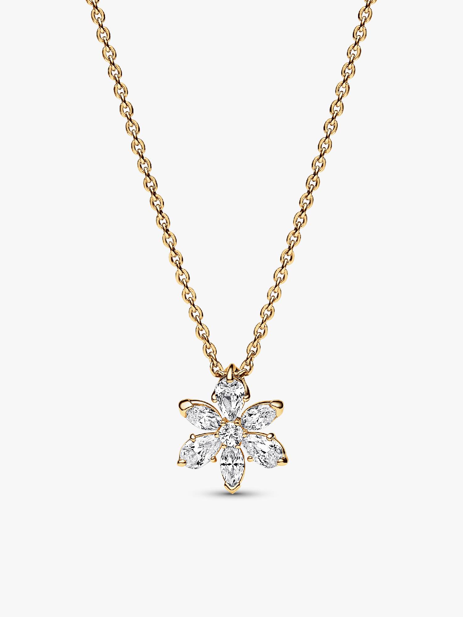 Collier à pendentif Herbier scintillant