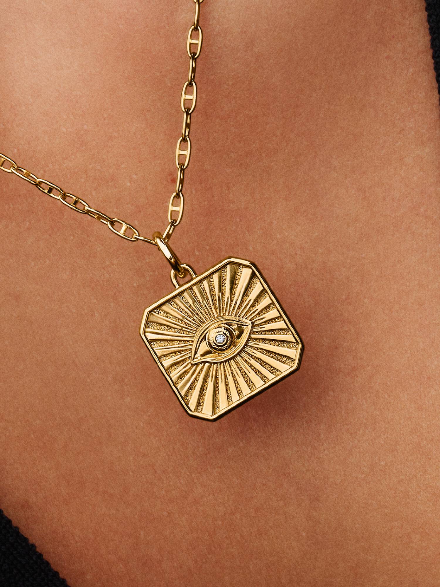 Charm-pendentif Œil mystique de Pat McGrath avec diamant créé en laboratoire