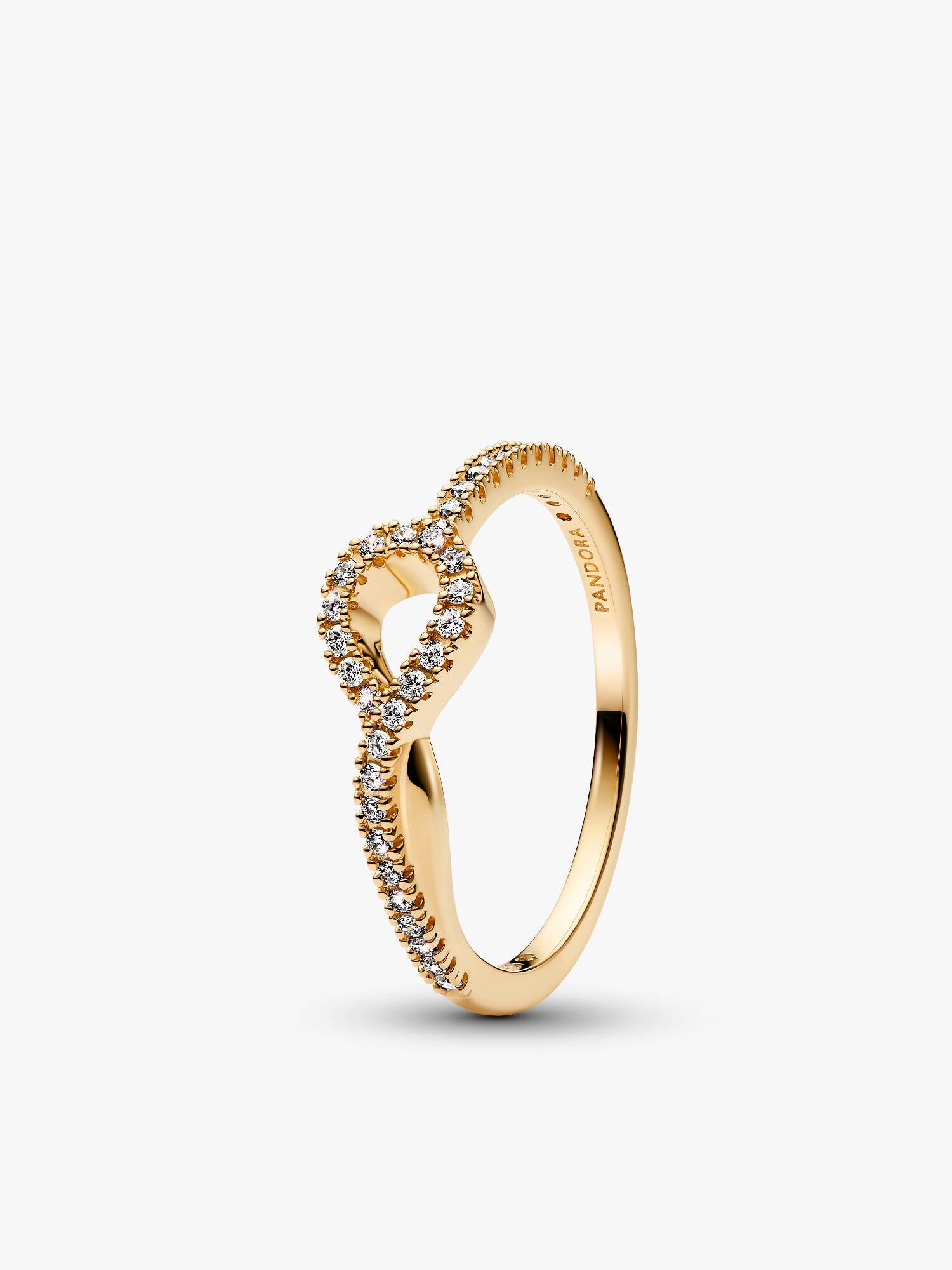 Bague pavée de diamants cultivés en laboratoire Pandora Infinite