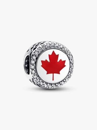 Charm-pendentif Feuille d’érable canadienne