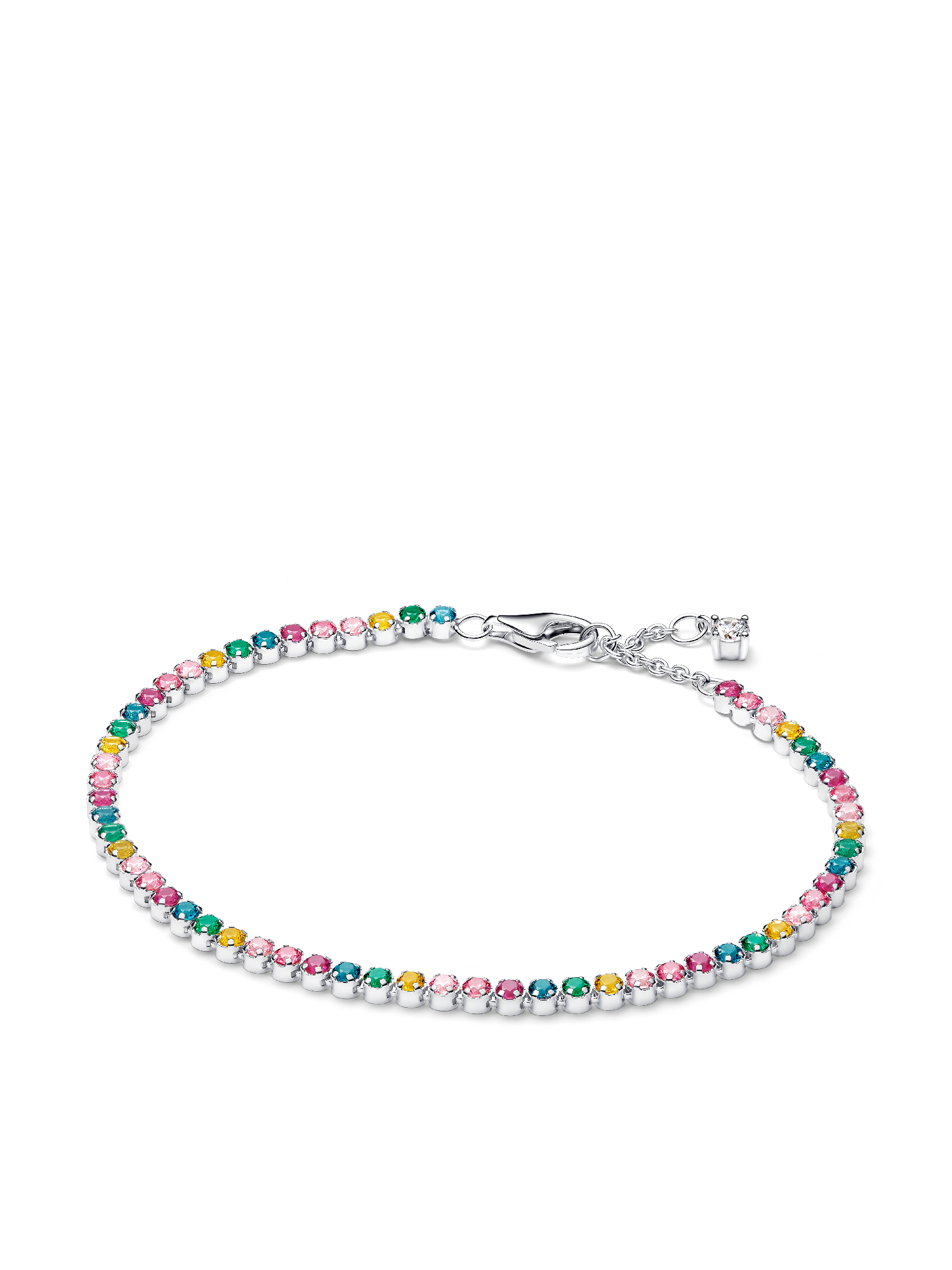 Rainbow Tennis Necklace & Bracelet Set