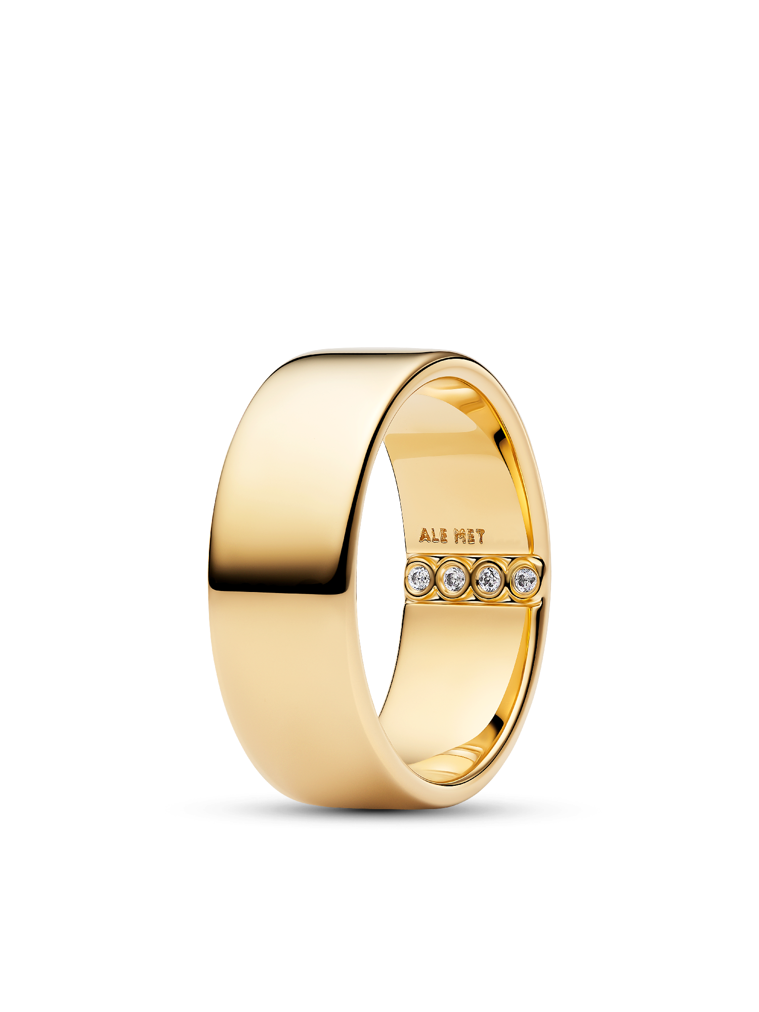 His & Hers Gold-Plated Engraving Ring Set